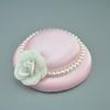 French Simple Pearl Top Hat British Celebrity Elegant Cheongsam Dinner Dress Night Shanghai Girls Catwalk Headdress