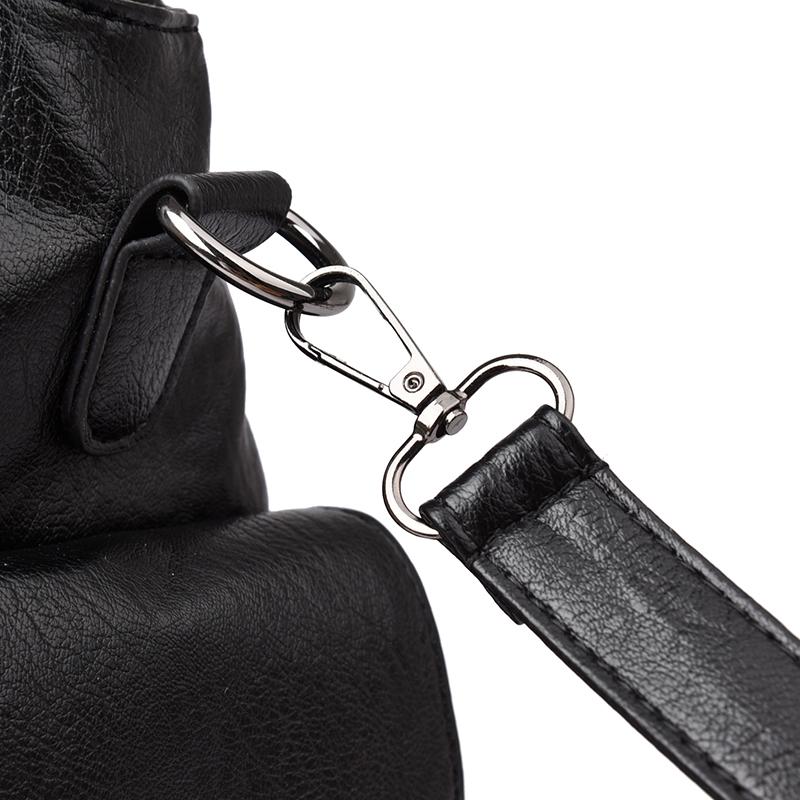 PU Tote Bag Women's Fashion Shoulder Handbag with Zip Pockets Adjustable Strap Large Capacity Daily Bag