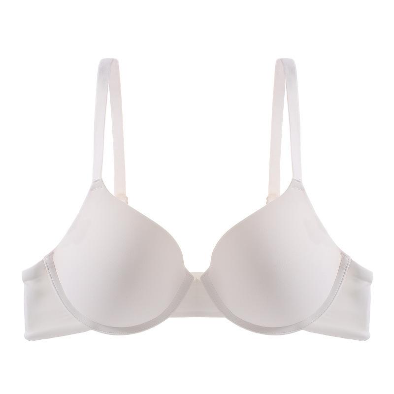 New French seamless underwear women's plump and large breathable soft steel ring gathered disc chest expansion bra cover