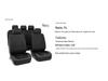 Funda Universal de Cuero PU para Asiento de Coche para Todas las Estaciones - Impermeable y Antipolvo
