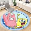 1pcSpongeBob Patrick Office Round Area Rug, Indoor Mat Suitable For Office, Bedroom Living Room Home Decor, Room Deco,  Offic a0928114