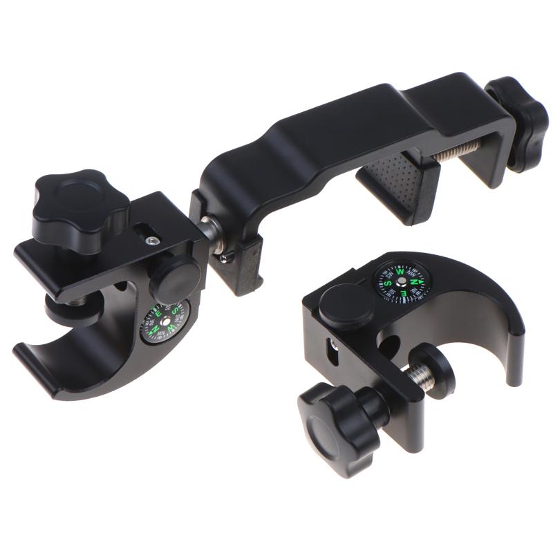 High Quality Phone Holder Bracket Cradle Pole Clamp With Compass For Gps For Data Collector Total Station