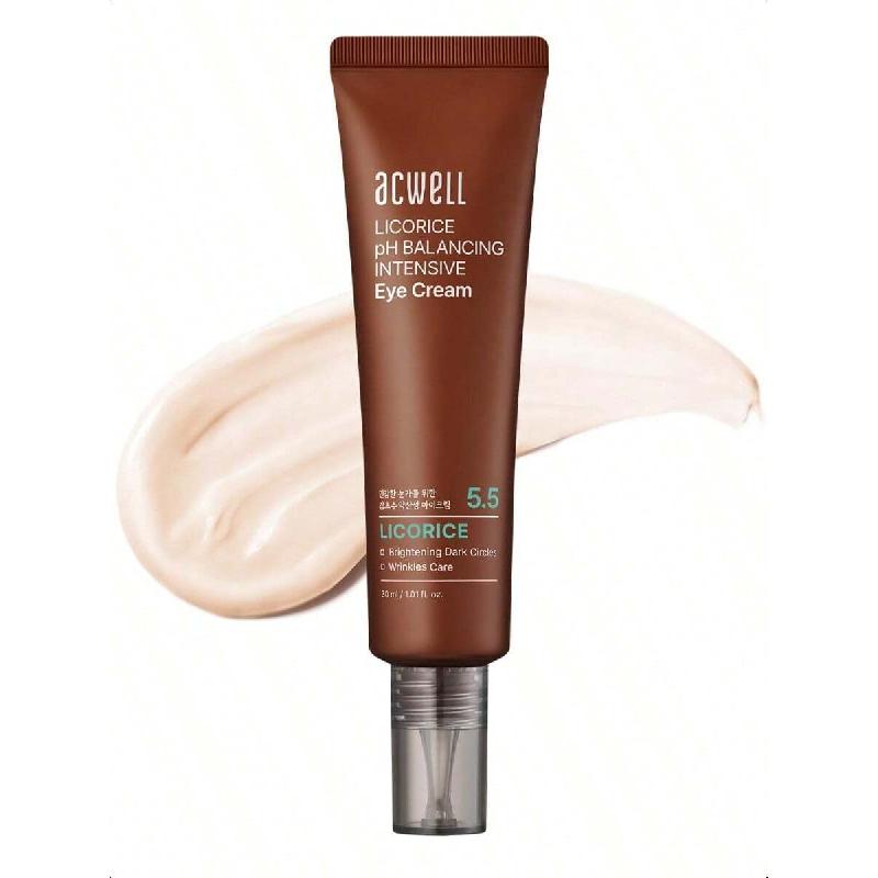 

Acwell Лакричный pH-балансирующий интенсивный крем для глаз против морщин 30 мл - Для темных кругов и отечности с пептидами и лакричной водой Eye Cream 30ml