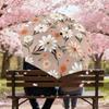 1PC Floral Pattern Umbrella-8-Rib Reinforced Portable Folding Travel Suitable for All Seasons Outdoor Daily Use Is an Ideal Choice -F338