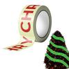Bandă de avertizare luminoasă pentru decorațiuni de Crăciun, bandă de avertizare fluorescentă din PVC pentru pericol, 5m, strălucește în întuneric, decor sezonier