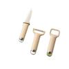 ZISIZ Multi-functional Stainless Steel Peeler & Fruit Knife Set