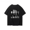 Short-sleeved T-shirt Men'swomen's Summer European American Rock Trend Brand Loose Tshirts Cotton T-shirts Tops
