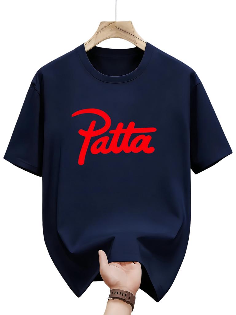 2026 Casual and versatile Tshirt for both men and women shortsleeved roundneck printed casual style
