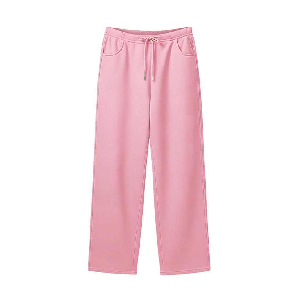 Pantalon Évasé Décontracté à Cordon de Serrage et Taille Élastique pour Femmes Pantalon de Yoga Évasé Confortable
