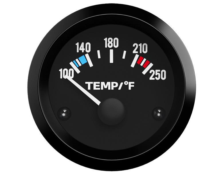 52MM Car Gauge: Voltage, Water Temp, Oil Temp, Oil Pressure, Oil Level, Current, Oil Float, 12V.