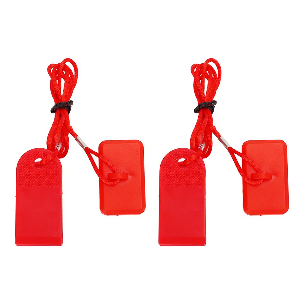 2PCS Treadmill Safety Switch Rectangular Insert ABS and Brass Treadmill Safty Lock for Yijian AD Gym