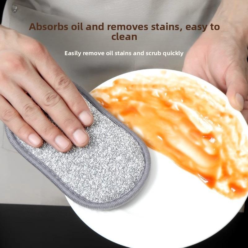 Wire Dishwashing Cloth - Kitchen-specific Dish Scrubber - Perfect for Washing Dishes. No Damage To Pots. Wire Ball for Washing Dishes and Wiping.