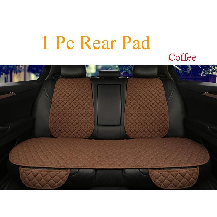 Flax Car Seat Cover Protector Universal Linen Front Rear Back Cushion Protect Pad Mat Backrest Accessories Interiors Truck