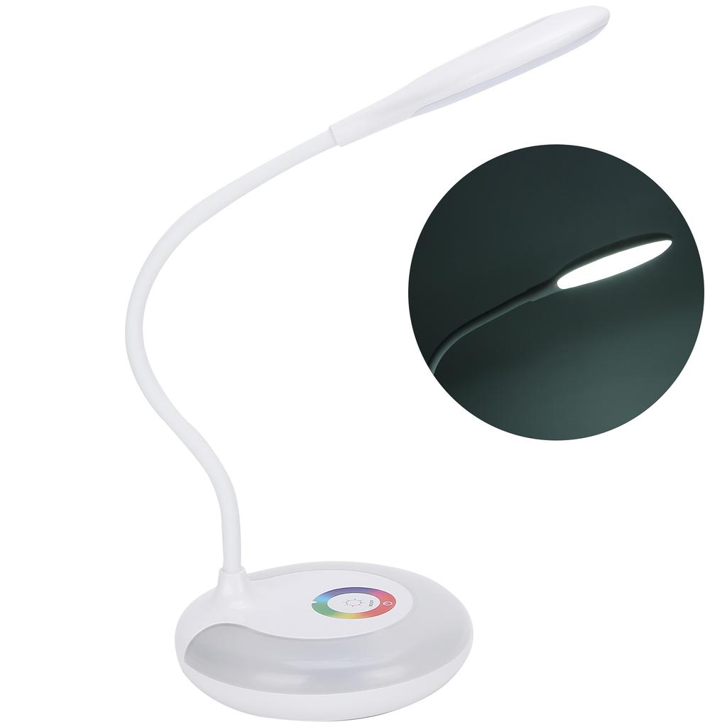 LED Table Lamp Touch Dimming Desk Light Eye Protection Colorful Touch Dimming Office Supplies