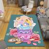 1pc Alice in Wonderland Maze Pattern Area Rug Soft Flannel Floor Mat for Living Room,Office,Bedroom and Carpet,Sofa Coffee Table Floor Mat