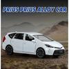 1/32 TOYOTA PRIUS Alloy Car Model Diecast Metal Vehicles Car Model Sound and Light Simulation Collection Childrens Toy Gift
