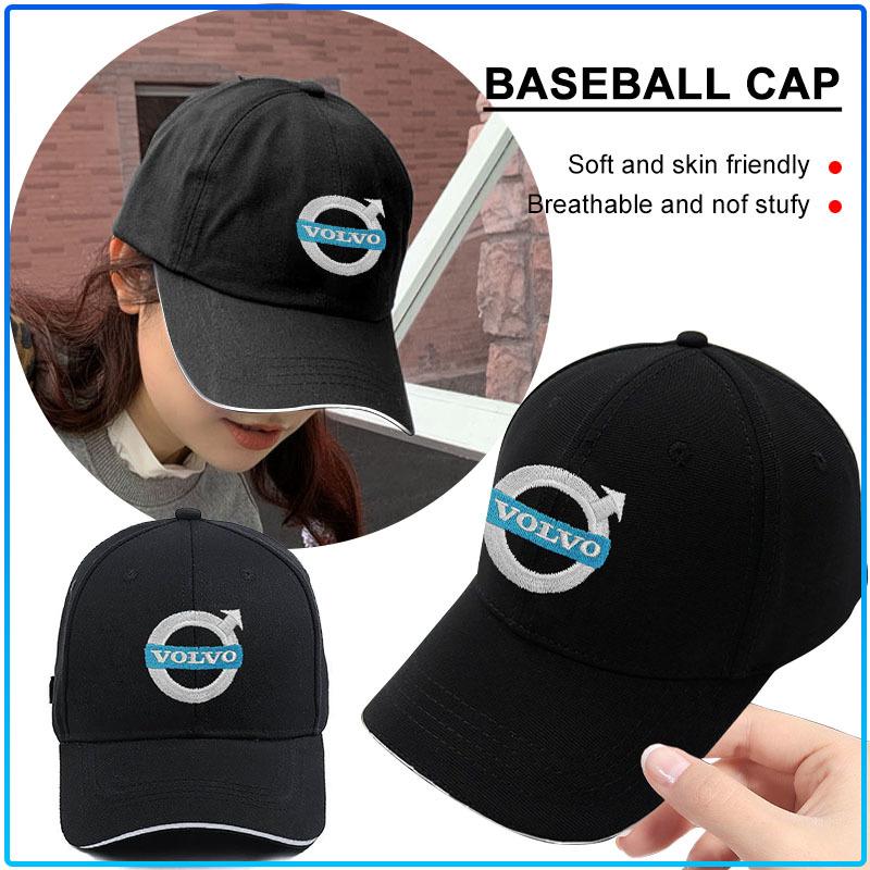 Baseball Cap Summer Outdoor Sun Hats Adjustable Golf Caps For Volvo Xc90 S60 S80 Xc60 Xc70 Xc90 Fh V50 S40 C30