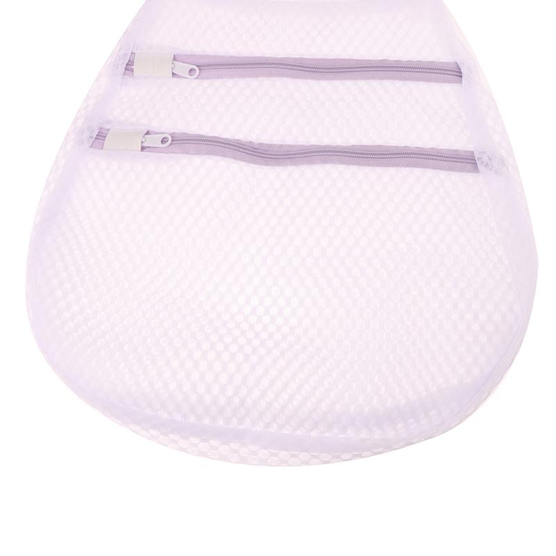 Mesh Laundry Bag Set,Double-Layer Zipper Coarse Mesh Sandwich Bra Bag,Can Hanging Bags Underwear Washing Machines Laundry Bag
