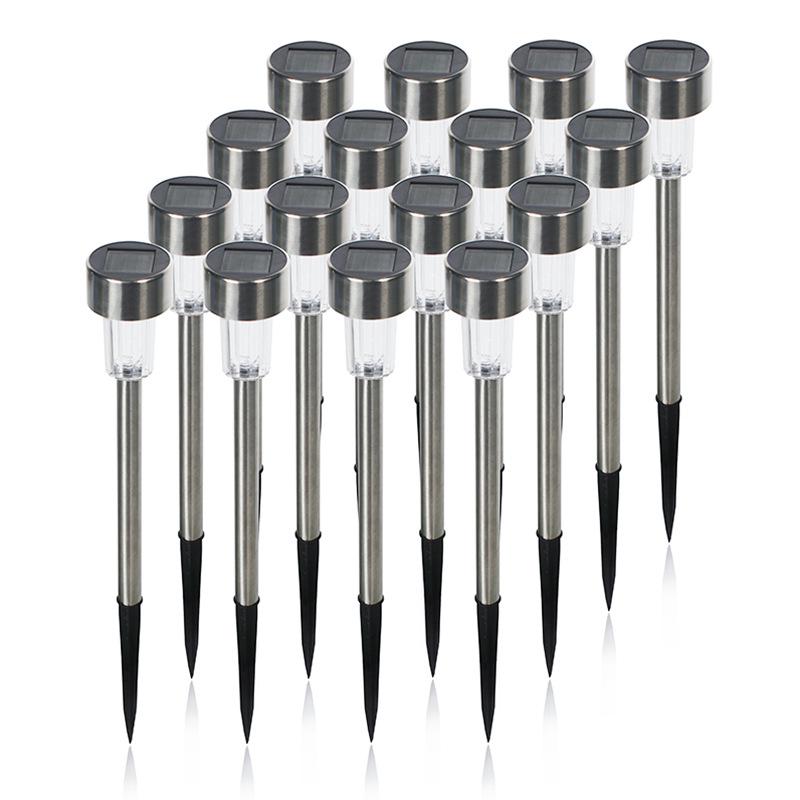 Beliebte Wasserdichte Solar-Außenleuchten für Rasen und Garten - Edelstahl