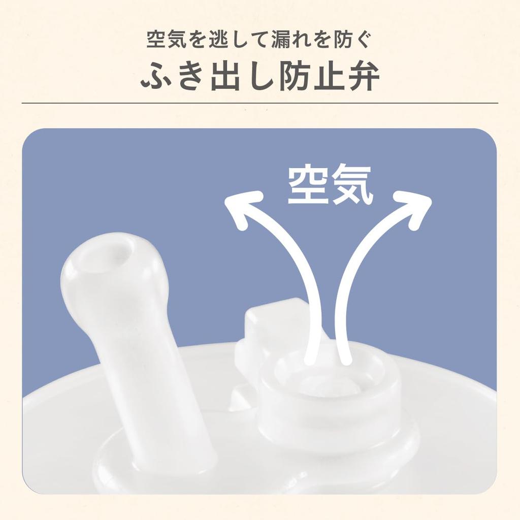 Combi Rakumug Leakproof Dinosaur for Babies 6 Months and Made in Japan Mug Series Straw, 240ml, Design, Up, [2015 Model]