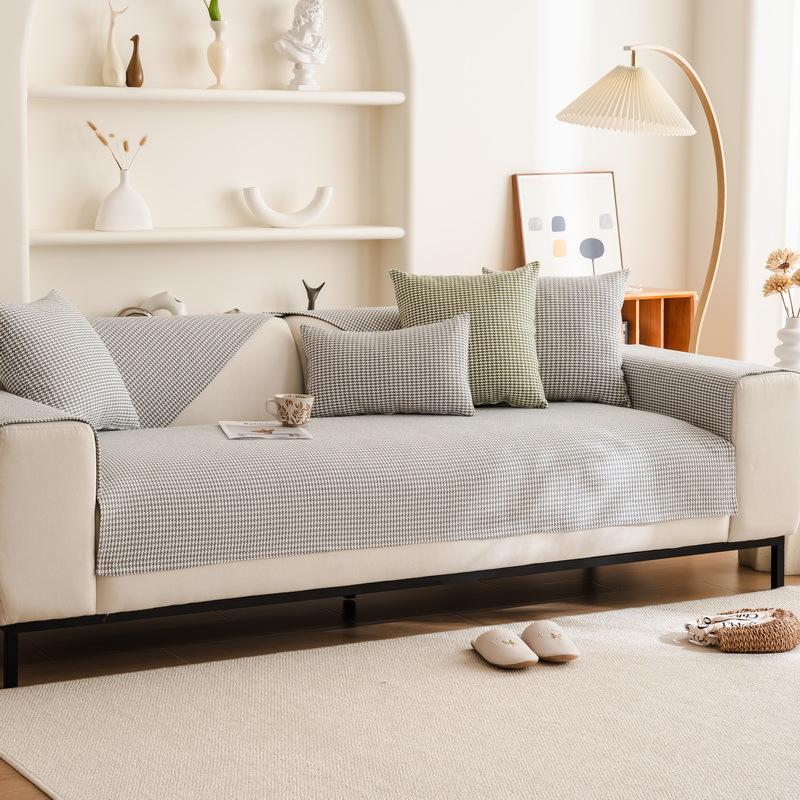 

Imitation Hemp Sofa Seat Cushion Is Simple, Modern Non-Slip Sofa Cover Cloth Is Universal In All Seasons, Leather Sofa Cover, Backrest Towel 70*70cm