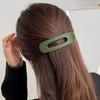 Frosted Hair Clip for Women and Girls Hair Accessories Fashion Color Solid Acrylic Hair Clip Teeth Non-slip BB Barrette