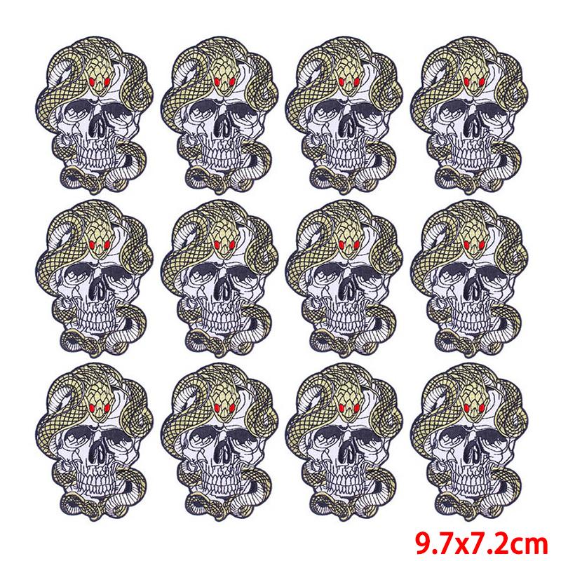 10 pezzi/lotto toppa da ricamo all'ingrosso termoadesiva sulle toppe per abbigliamento toppe su vestiti giacche decorazioni applique forniture per cucire