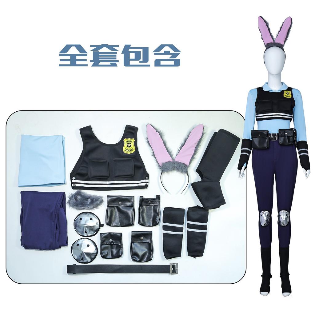 Zootopia 2 Nick Wilde Full Series Cosplay Costume, Halloween Anime Stage Outfit