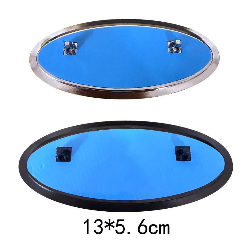13x5.6CM Car Front Hood Cover Rear Trunk Badge Sticker Accessories for Ford Fiesta Fusion Escape Kuga Edge Focus Ranger Mondeo