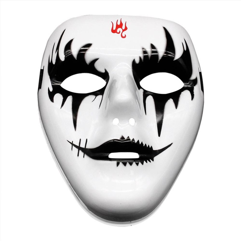 Maschera Hip Hop per Adulti Uomini Donne Maschera Spettrale per Adulti Maschera Horror per Adulti Oggetti di Scena per Halloween Costumi Accessori Maschera Integrale
