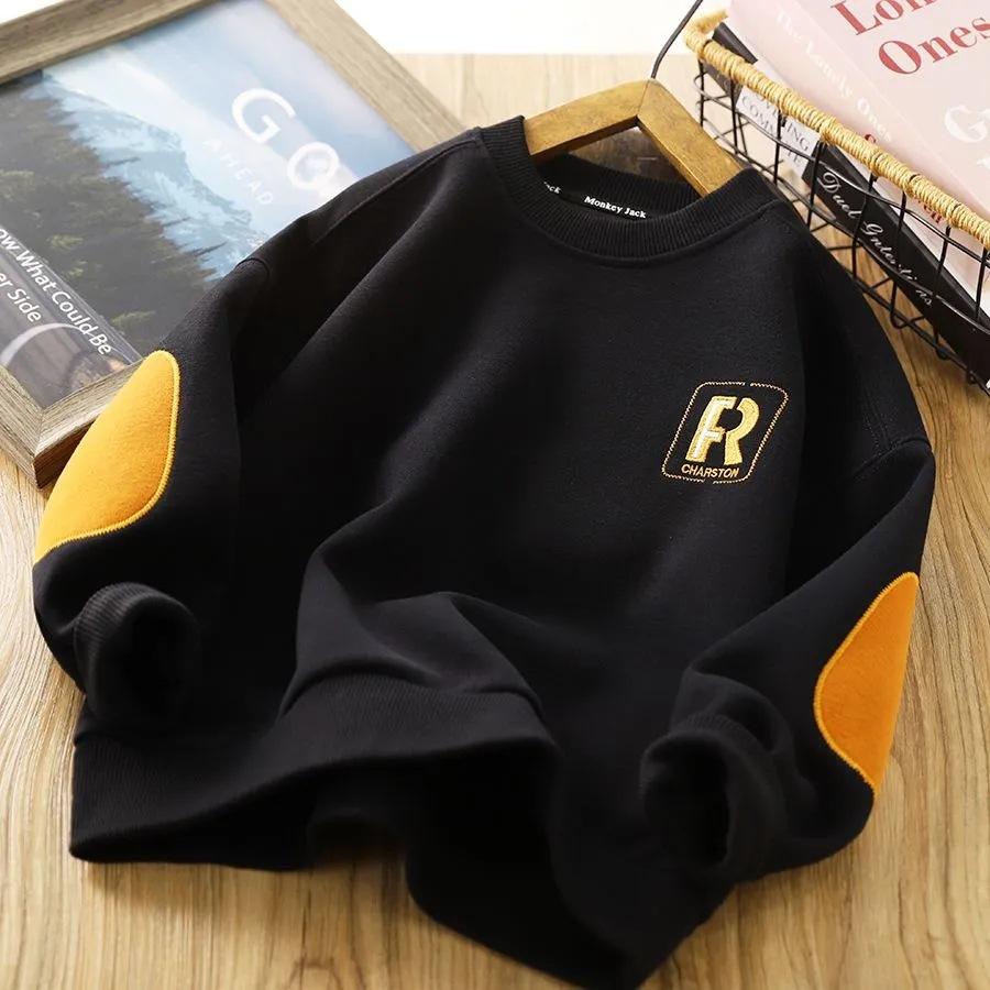 Sudadera de Rayas Gruesas para Niños Otoño Primavera Niñas Suéter Cálido Ropa para Niños Grandes Ropa Deportiva Informal Infantil Abrigos