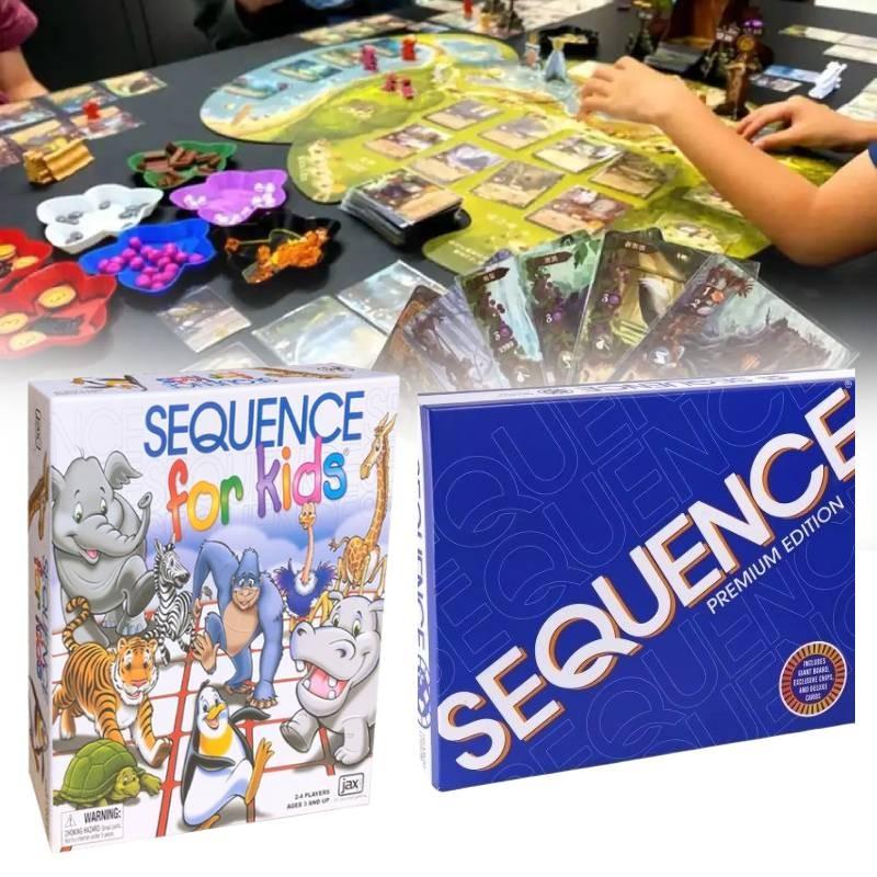 Fun And Engaging Sequence Game Classic Board Game For Family And Friends Gatherings