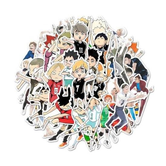 Haikyuu Sticker 120 pieces Notebook Poster Kozume Kenma Hinata Oikawa Tooru Kageyama Atsumu Nekoma Karasuno After Graduation Chibi Character Computer