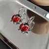 Cute Seven-Star Ladybug Ear Buckles, Dripping Insects Retro Personality Fashion High-End Earrings