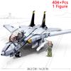 SLUBAN Military King of Jaeger AH-1Z VIPER Gunship Armed Helicopter Building Blocks Kit Bricks Classic Model Toys for Kids