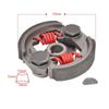 2 Stroke Clutch Throw Block 47cc 49cc Clutch Assembly Moto Parts Clutch Swing Block  Refit Supplies