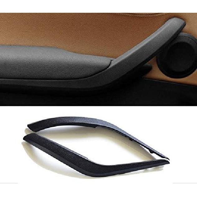 Door Handle Cover 2PCS Left/Right Side Inner Door Grab Handle Cover Door Armrest Bracket for BMW X1 E84 2010-2016 (Silver)