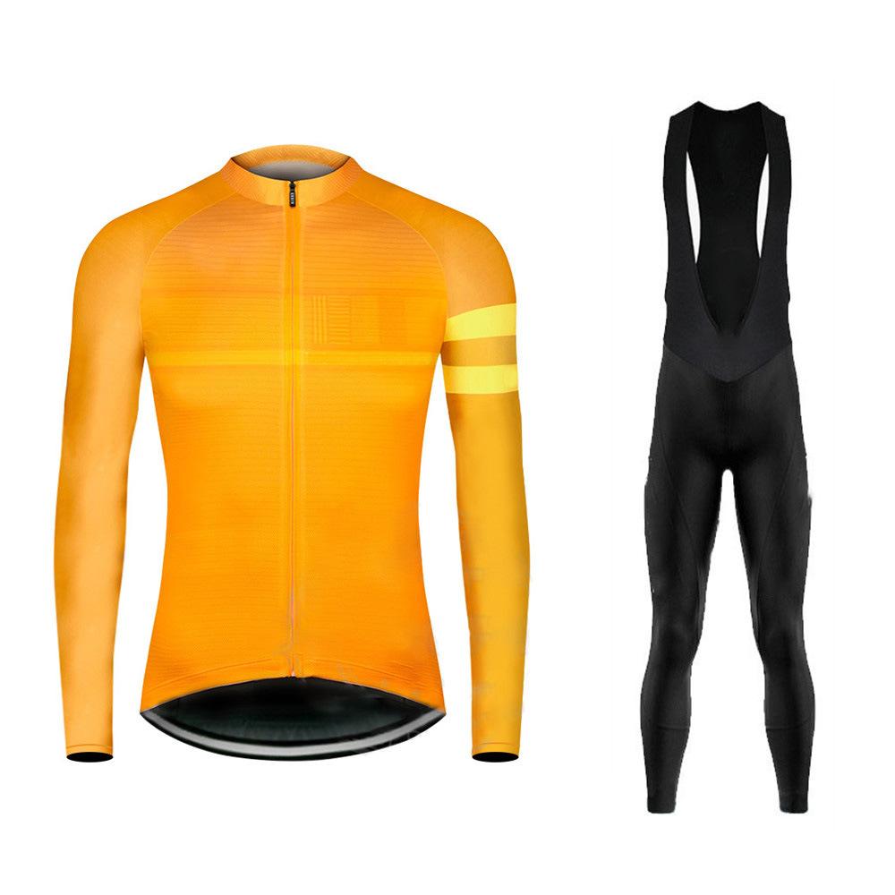 Team Version Thin Long-sleeved Cycling Suit Breathable Men's Straps 2026 Autumn Breathable Suit Cycling Suit