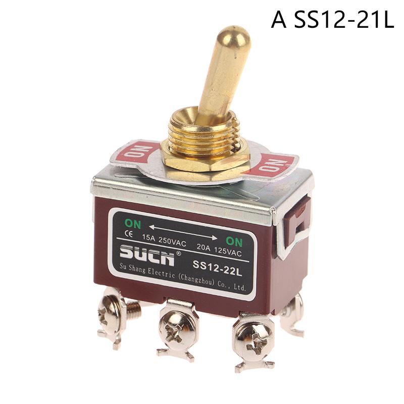 Toggle Switch Welding Straight Leg Rocker Lever Ss12-21L Ss12-13L Ss12-23Fl Ss12-22L 3/4/6 Foot 3/2 Gear Power Toggle Switch