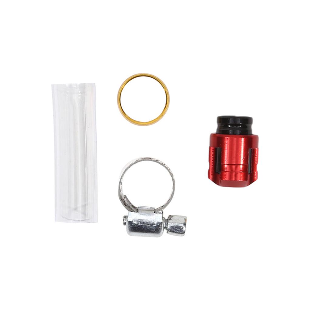 1 st Motorcykel Luftfilter Avtappningsslanghuvud Från CNC För Universella Motorcykeltillbehör Klicka T6-6061 Aluminiumplugg