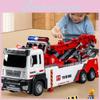 Childrens Engineering Vehicle Toy With Dual Hook Road Rescue Truck With Lighting And Sound Effects
