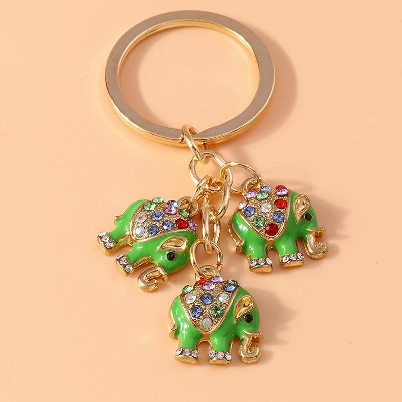 Cute Enamel Ladybug Keychain Animal Keyring Pendants for Car Key Holder Women Girls Handbag Accessories DIY Jewelry Gift