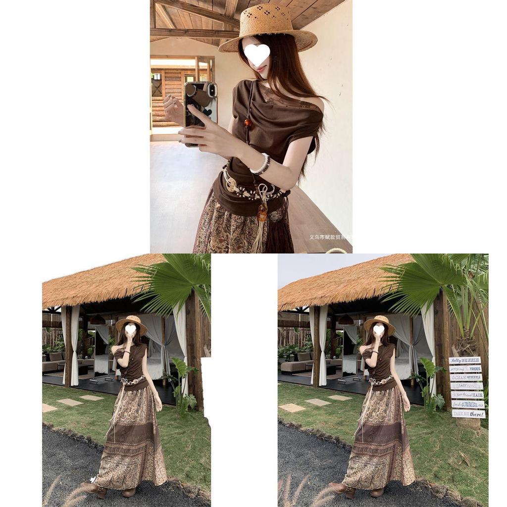 Urban Style Womens Summer Dress And Top Set With Polyester Fabric For Office Wear