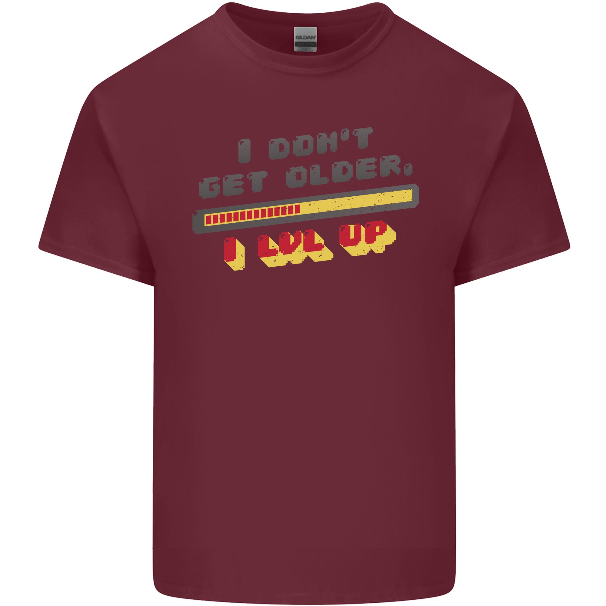 I Dont Get Older Funny Gaming Gamer Birthday Unisexs Light Cotton TShirt S