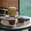 Wanqiantang Portable Ceramic Travel Tea Set - Phoenix Series