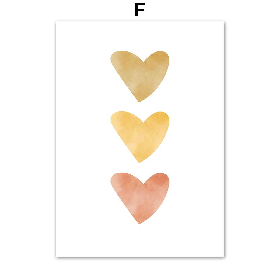 Elefant Kaninchen Katze Sonne Regenbogen Mond Stern Wolke Boho Wandkunst Leinwand Malerei Poster und Drucke Wandbilder Kinderzimmer Dekor