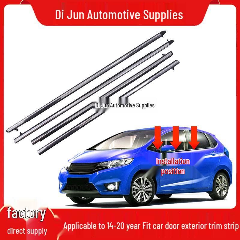 2014-2021 Honda Fit Third Gen Window Trim & Door Seal Deflector Left Front Door