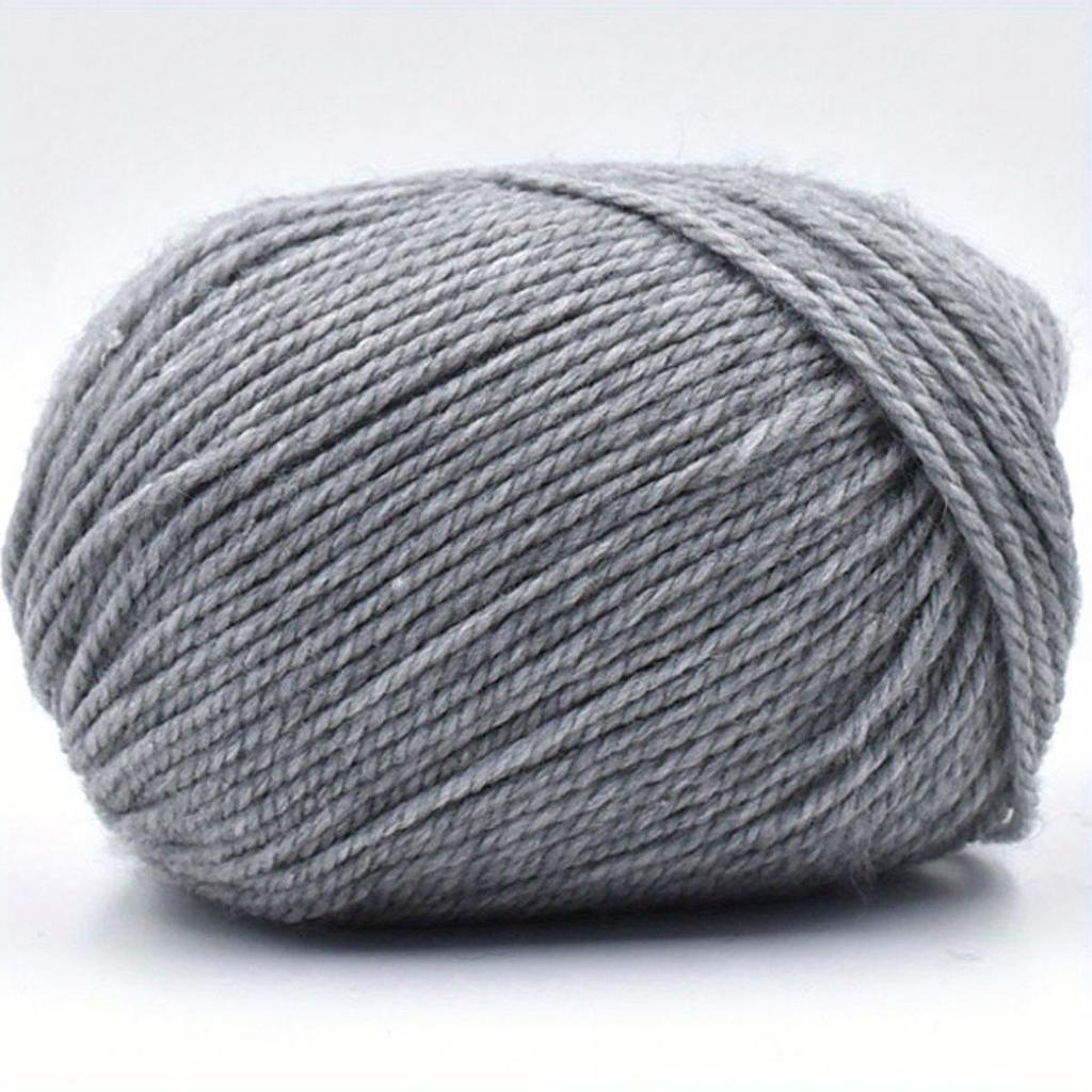 Filato di Lana Worsted Weight Morbido e Resistente Filato per Maglia e Uncinetto per Cuscini Filato Artigianale Fai da Te per Principianti