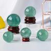 Natural fluorite diameter weight with green fluorite beautiful natural with beautiful green New sun interior decoration [POWERTONE] ball, approx.