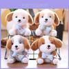 Plush Dog Pendant With Soft Short Pile Fabric For Gift And Collection